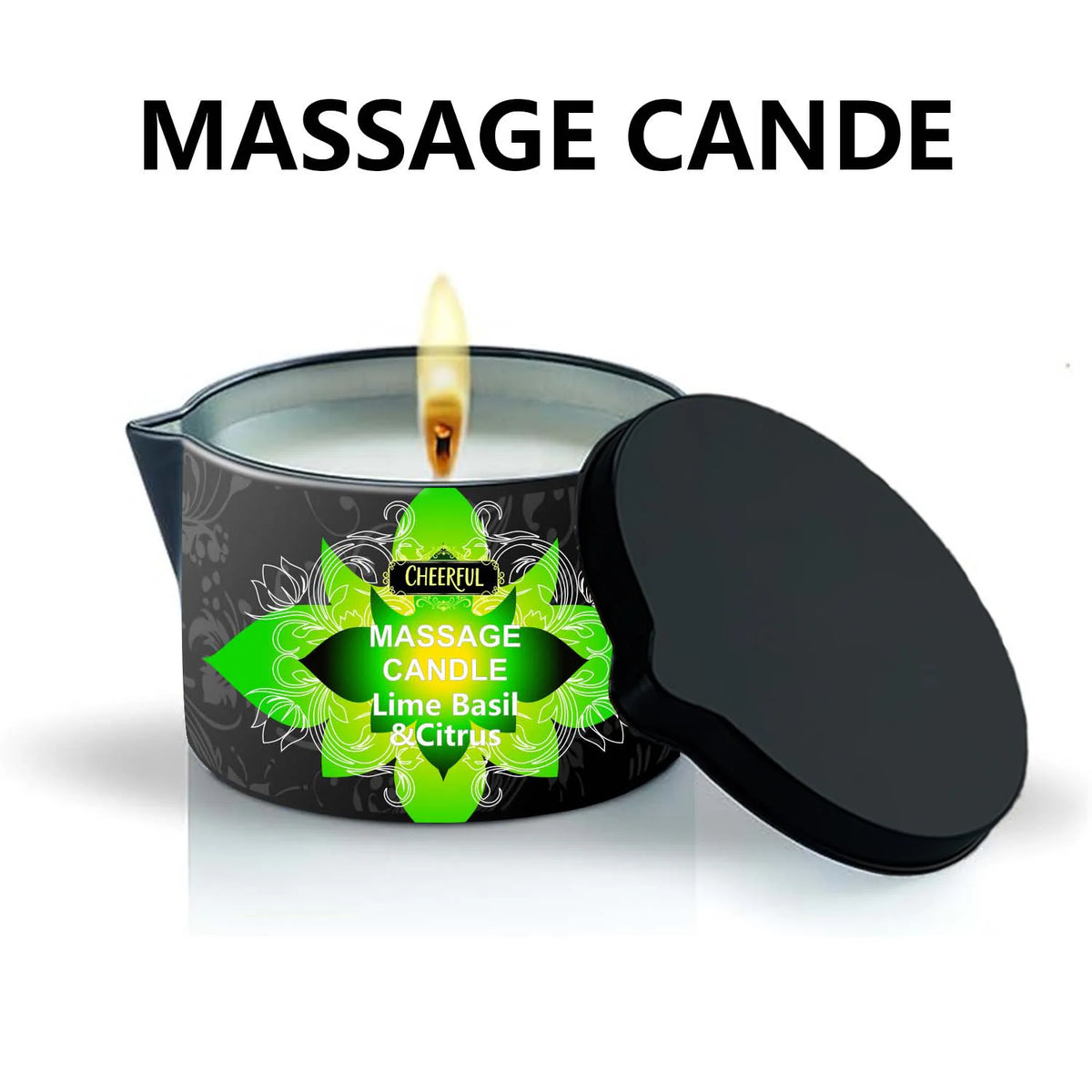 Bougie Massage Aromathérapie – Huile Luxe | Fleur de Cire