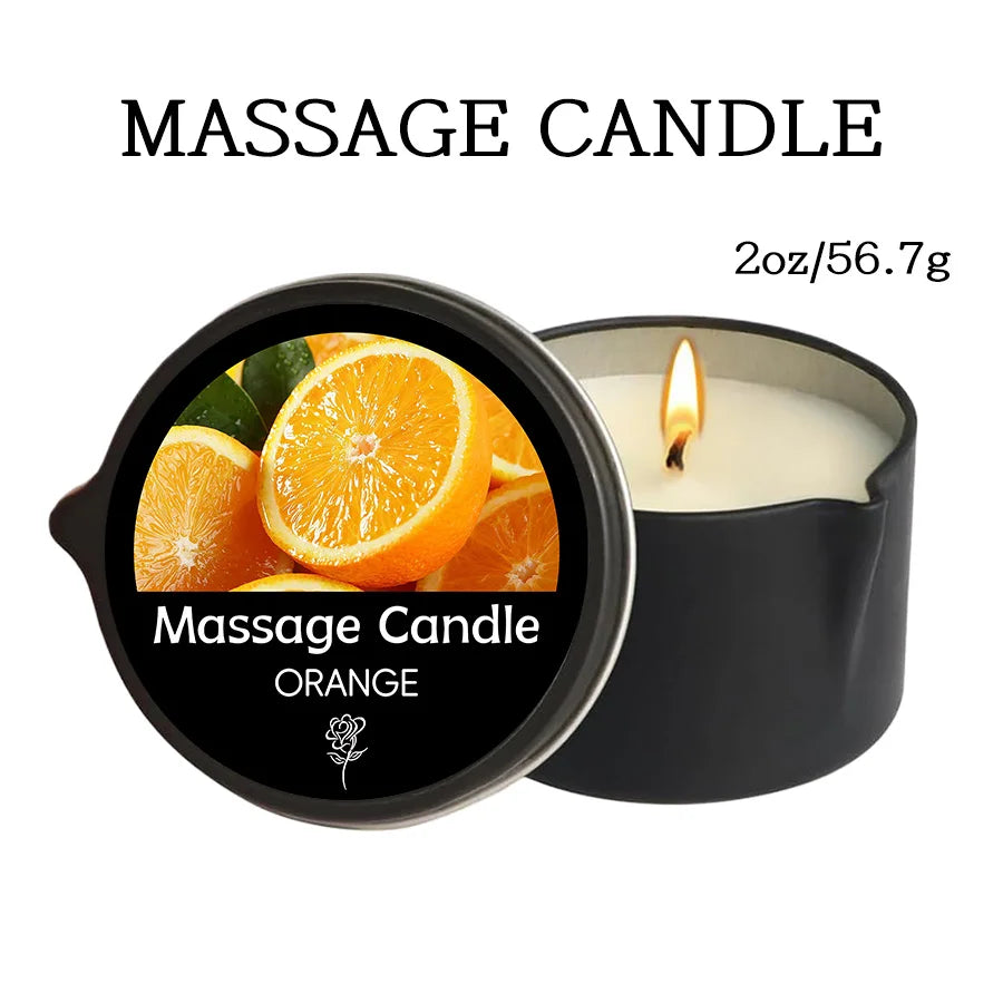 Bougie Massage Aromathérapie – Huile Luxe | Fleur de Cire