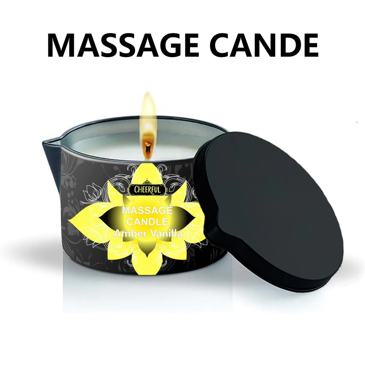 Bougie Massage Aromathérapie – Huile Luxe | Fleur de Cire