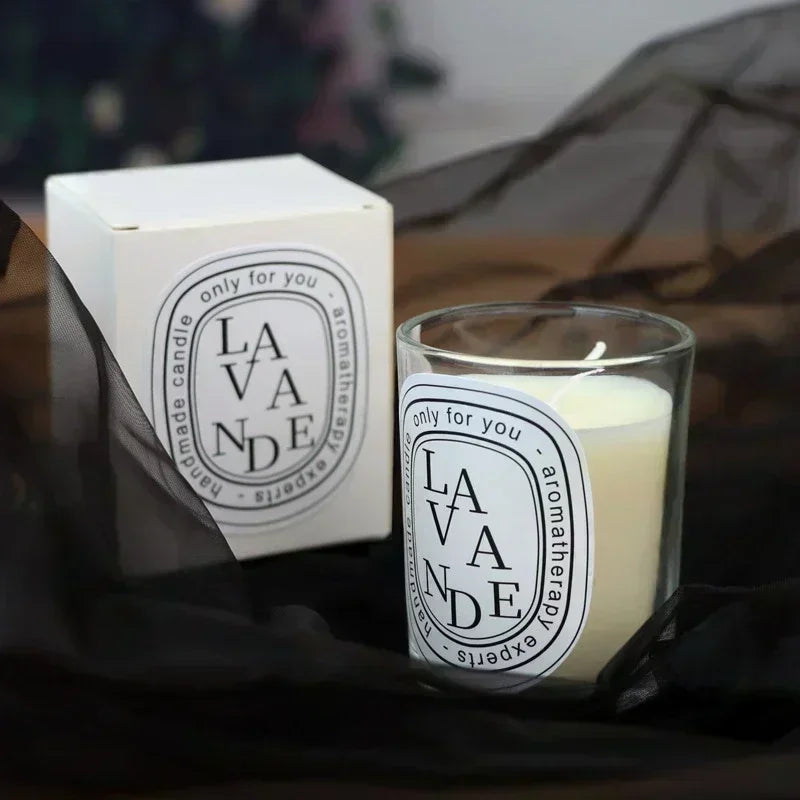 Bougie Romantique Transparente – Cadeau Mariage | Fleur de Cire