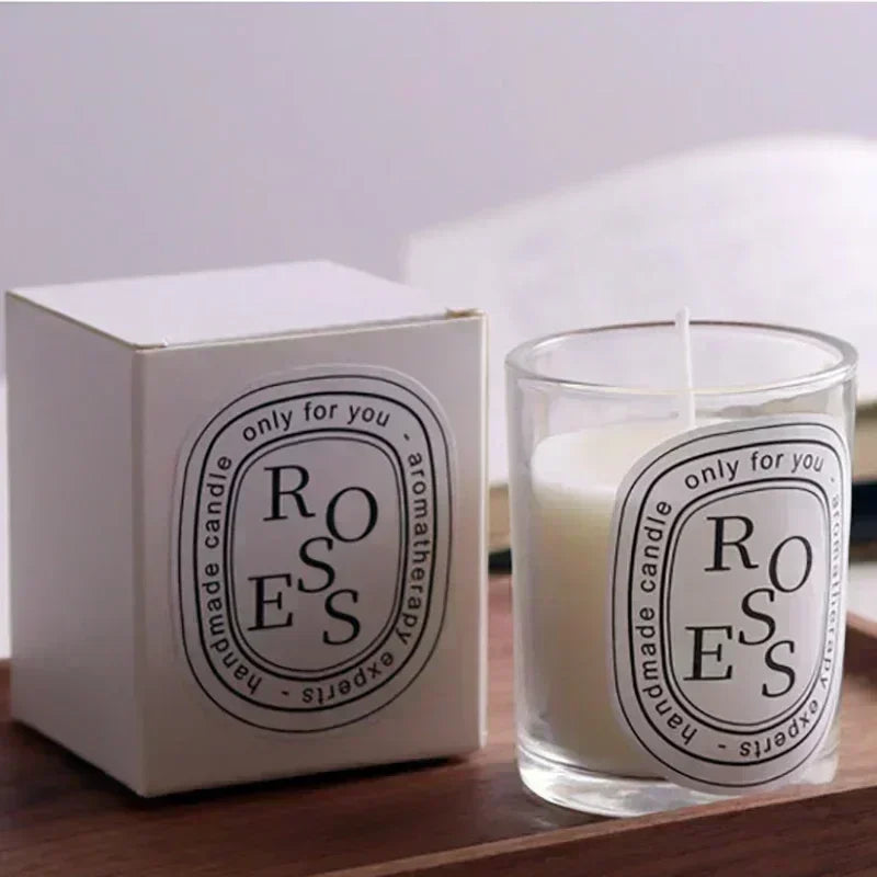 Bougie Romantique Transparente – Cadeau Mariage | Fleur de Cire