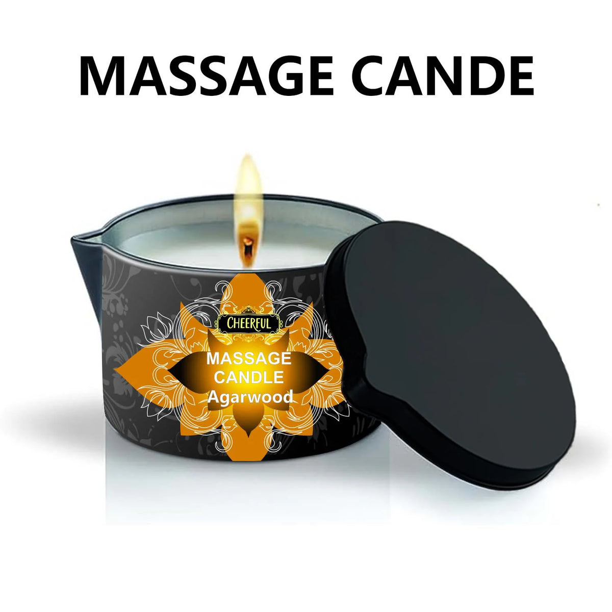 Bougie Massage Aromathérapie – Huile Luxe | Fleur de Cire