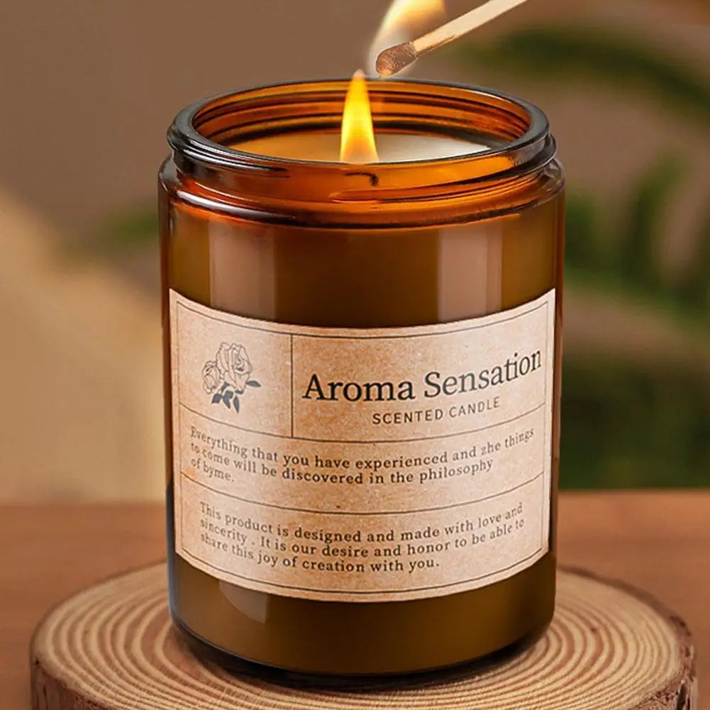 Bougie Parfumée Luxe en Verre – Déco & Cadeau | Fleur de Cire