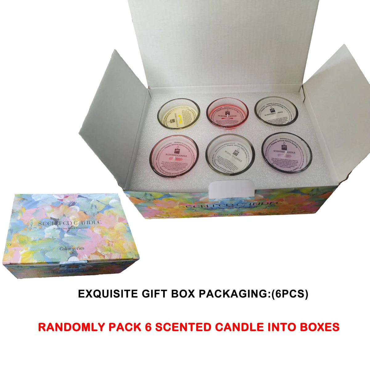 Bougie Aromathérapie Premium – Coffret Cadeau | Fleur de Cire