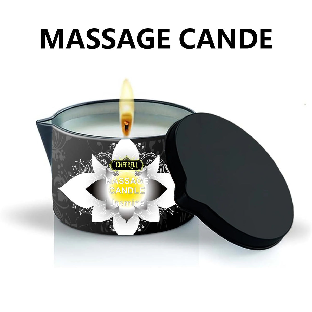 Bougie Massage Aromathérapie – Huile Luxe | Fleur de Cire